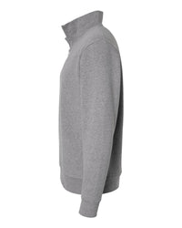 Next Level Unisex Fleece Quarter-Zip Pullover - 9643 - Heather Grey
