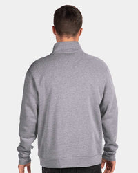 Next Level Unisex Fleece Quarter-Zip Pullover - 9643 - Heather Grey