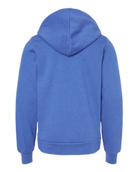 BELLA + CANVAS Youth Sponge Fleece Hoodie Sweatshirt - 3719Y - Heather True Royal