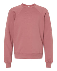 BELLA + CANVAS Youth Sponge Fleece Crewneck Sweatshirt - 3901Y - Mauve