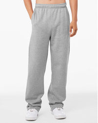 BELLA + CANVAS Unisex Sponge Fleece Straight Leg Sweatpants - 3725 - Athletic Heather
