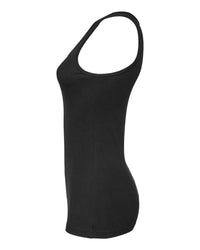 BELLA + CANVAS Women's Micro Rib Tank - 1081 - Solid Black Blend