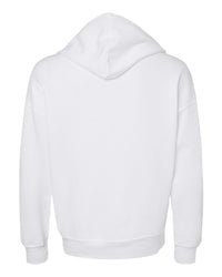 BELLA + CANVAS Unisex Sponge Fleece DTM Full-Zip Hoodie Sweatshirt - 3759 - White