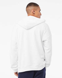 BELLA + CANVAS Unisex Sponge Fleece DTM Full-Zip Hoodie Sweatshirt - 3759 - White