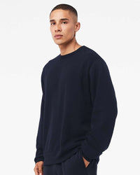 BELLA + CANVAS Unisex Sponge Fleece Classic Crewneck Sweatshirt - 3911 - Navy