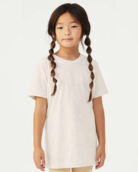BELLA + CANVAS Youth Triblend Tee - 3413Y - Oatmeal Triblend
