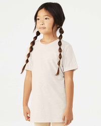 BELLA + CANVAS Youth Triblend Tee - 3413Y - Oatmeal Triblend
