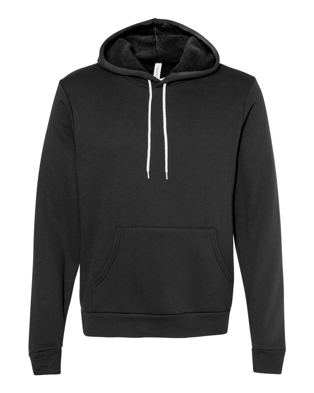 BELLA + CANVAS Unisex Sponge Fleece Hoodie Sweatshirt - 3719 - Vintage Black