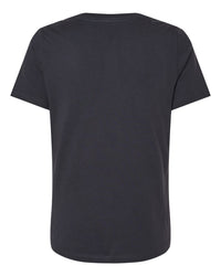BELLA + CANVAS Women’s Relaxed Jersey V-Neck Tee - 6405 - Dark Grey