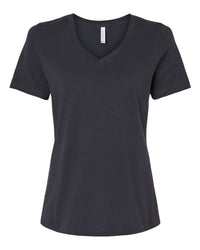 BELLA + CANVAS Women’s Relaxed Jersey V-Neck Tee - 6405 - Dark Grey