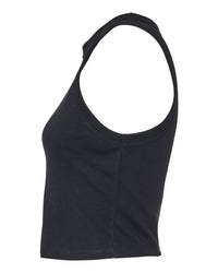 BELLA + CANVAS Women's Micro Rib Racer Tank - 1019 - Solid Black Blend