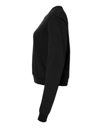 BELLA + CANVAS Women's Sponge Fleece Crewneck Sweatshirt - 7511 - Black
