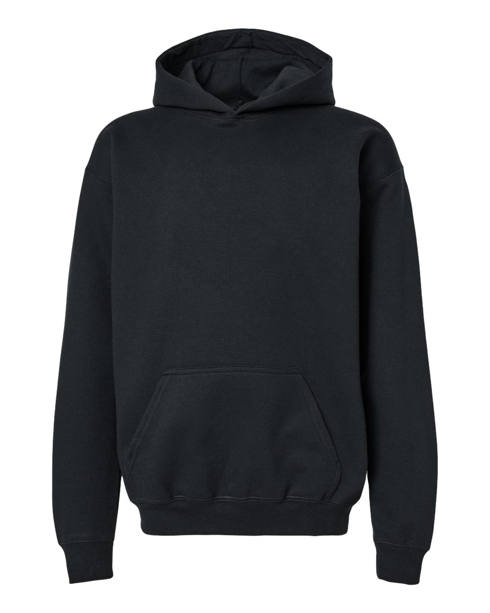 Gildan Youth Softstyle® Midweight Hooded Sweatshirt - SF500B - Black