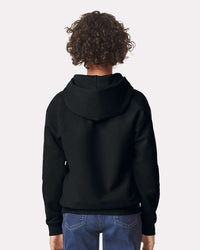 Gildan Youth Softstyle® Midweight Hooded Sweatshirt - SF500B - Black
