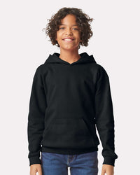 Gildan Youth Softstyle® Midweight Hooded Sweatshirt - SF500B - Black