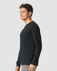 Gildan Unisex Softstyle® CVC Long Sleeve T-Shirt - 64440CVC - Pitch Black