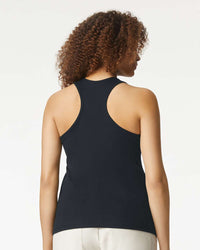 Gildan Women's Softstyle® CVC Racerback Tank Top - 64220LCVC - Pitch Black