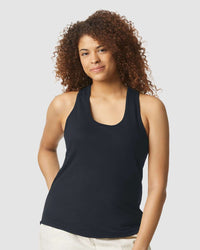 Gildan Women's Softstyle® CVC Racerback Tank Top - 64220LCVC - Pitch Black