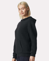 American Apparel Unisex ReFlex Fleece Hoodie Sweatshirt - RF498 - Black