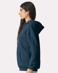 American Apparel Unisex ReFlex Fleece Hoodie Sweatshirt - RF498 - Sea Blue