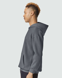 American Apparel Unisex ReFlex Fleece Hoodie Sweatshirt - RF498 - Asphalt