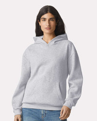 American Apparel Unisex ReFlex Fleece Hoodie Sweatshirt - RF498 - Heather Grey