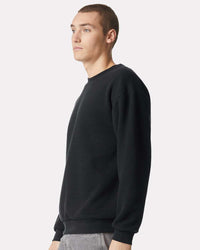 American Apparel Unisex ReFlex Fleece Crewneck Sweatshirt - RF496 - Black