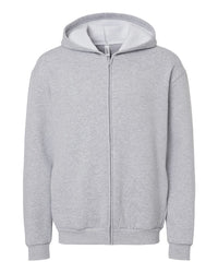 American Apparel Unisex ReFlex Fleece Full-Zip Hoodie Sweatshirt - RF497 - Heather Grey