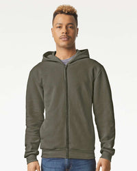 American Apparel Unisex ReFlex Fleece Full-Zip Hoodie Sweatshirt - RF497 - Lieutenant