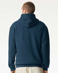 American Apparel Unisex ReFlex Fleece Full-Zip Hoodie Sweatshirt - RF497 - Sea Blue