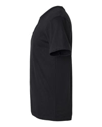 American Apparel Unisex CVC Henley Tee - 2004CVC - Black