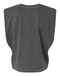American Apparel Women's Garment-Dyed Heavyweight Muscle Tee - 307GD - Faded Black