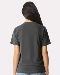 American Apparel Unisex Garment-Dyed Heavyweight Cotton Tee - 1301GD - Faded Black