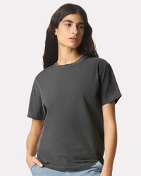 American Apparel Unisex Garment-Dyed Heavyweight Cotton Tee - 1301GD - Faded Black