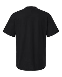 American Apparel Unisex Pique Mockneck Tee - 1PQ - Black