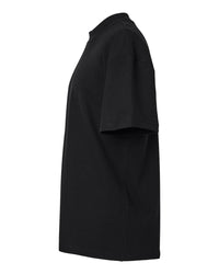 American Apparel Unisex Pique Mockneck Tee - 1PQ - Black