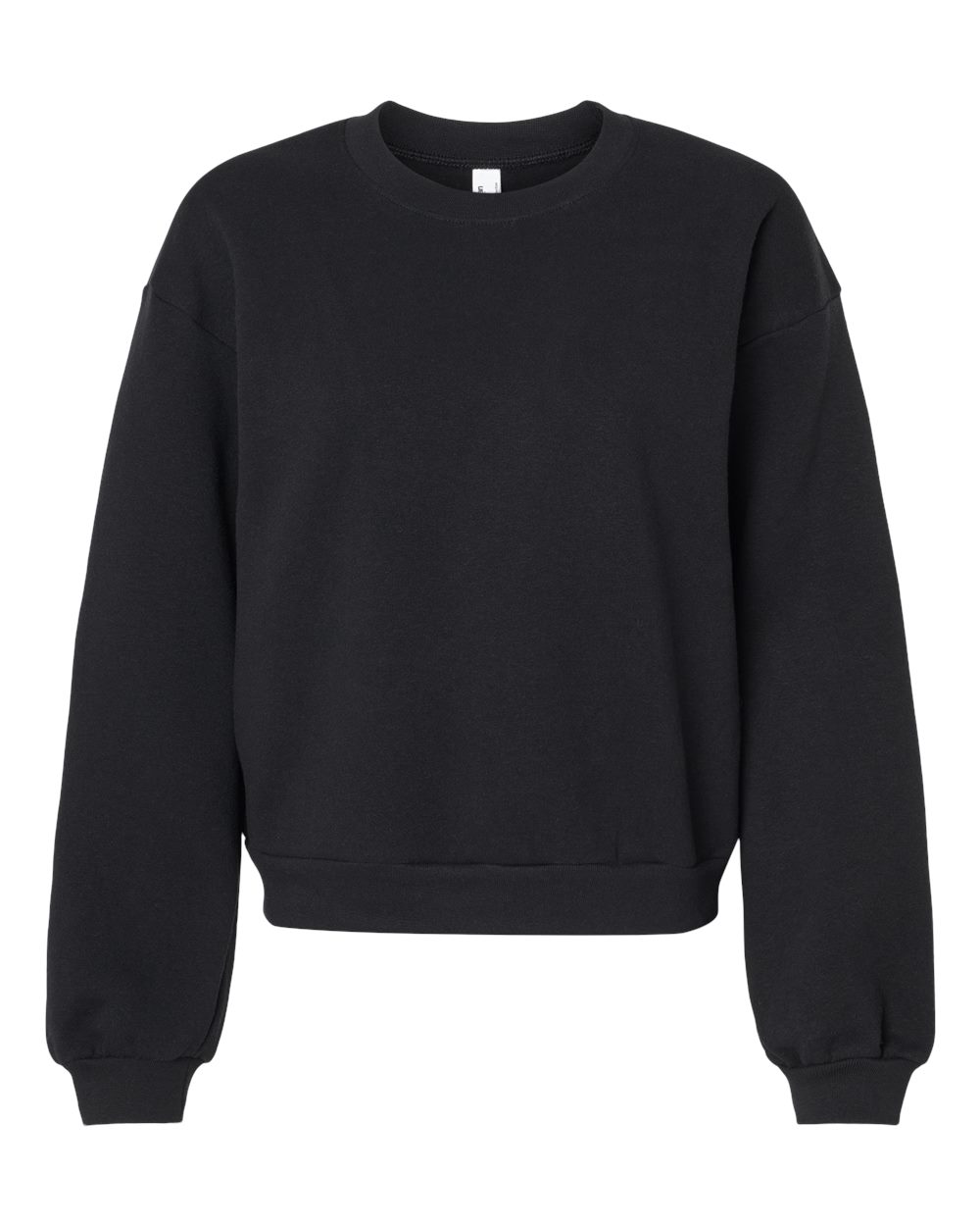 American Apparel Women's ReFlex Fleece Crewneck Sweatshirt - RF494 - Black