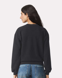 American Apparel Women's ReFlex Fleece Crewneck Sweatshirt - RF494 - Black