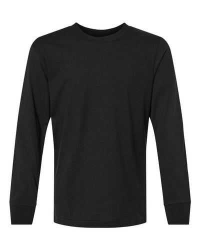 Next Level Youth Cotton Long Sleeve T-Shirt - 3311 - Black