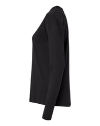 Next Level Women's Cotton Relaxed Long Sleeve T-Shirt - 3911 - Black