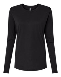 Next Level Women's Cotton Relaxed Long Sleeve T-Shirt - 3911 - Black