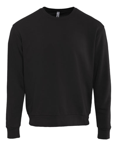 Next Level Unisex Santa Barbara Crewneck Sweatshirt - 9003 - Black