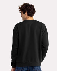 Next Level Unisex Santa Barbara Crewneck Sweatshirt - 9003 - Black