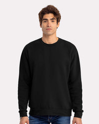 Next Level Unisex Santa Barbara Crewneck Sweatshirt - 9003 - Black