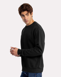 Next Level Unisex Santa Barbara Crewneck Sweatshirt - 9003 - Black