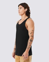 BELLA + CANVAS Unisex Triblend Tank - 3484 - Solid Black Triblend