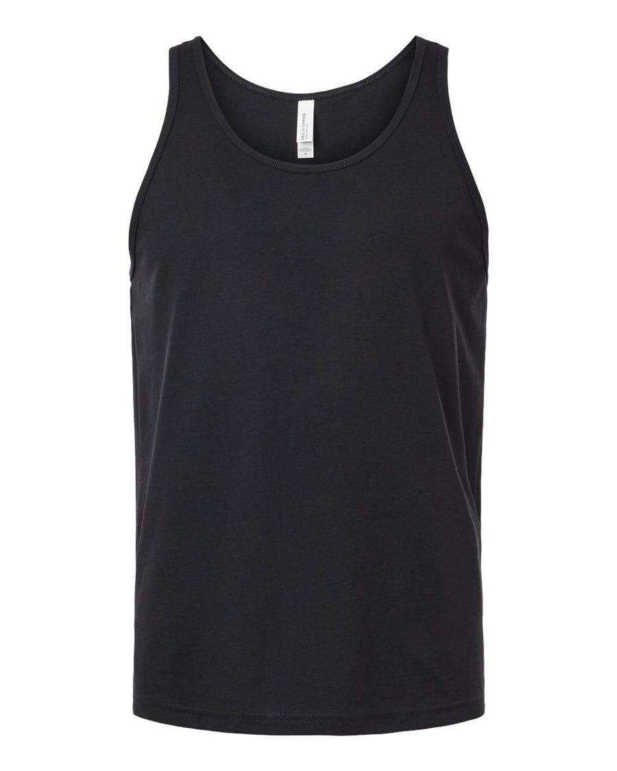 BELLA + CANVAS Unisex Heather CVC Tank - 3480CVC - Solid Black Blend