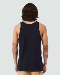 BELLA + CANVAS Unisex Heather CVC Tank - 3480CVC - Solid Black Blend