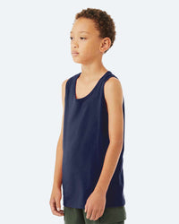 BELLA + CANVAS Youth Jersey Tank - 3480Y - Navy
