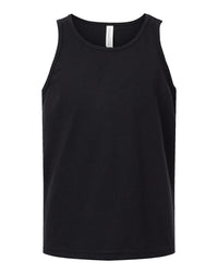 BELLA + CANVAS Youth Heather CVC Tank - 3480YCVC - Solid Black Blend